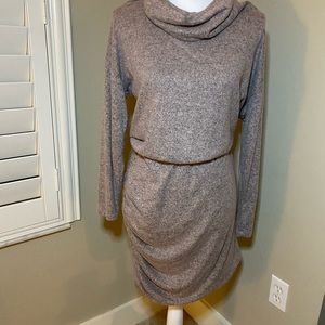 Boston Proper sweater dress. Mauve color!